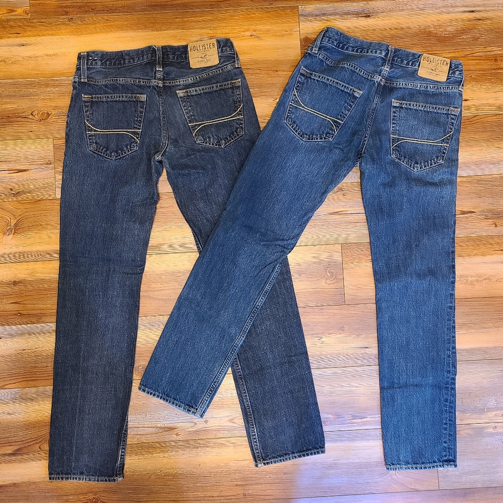 2 Pair Hollister Jeans Size 30 X 32